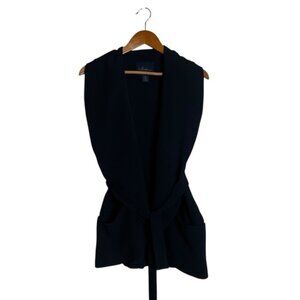 Matteson black tie waist vest Size small